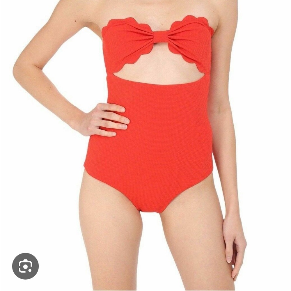 Marysia Womens Poppy Antibes Maillot One Piece Swimsuit Red
